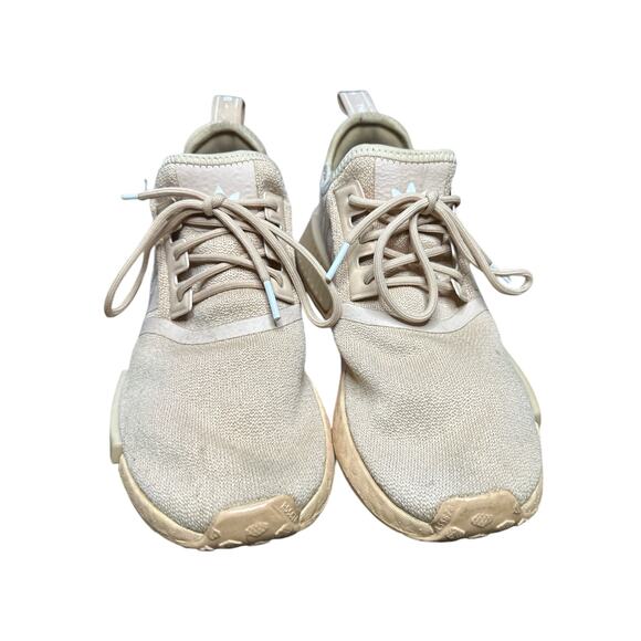 Adidas Women’s Peach Light Pink Lace Up NMD R1 Athletic Workout Shoes Size 9 - Picture 4 of 7